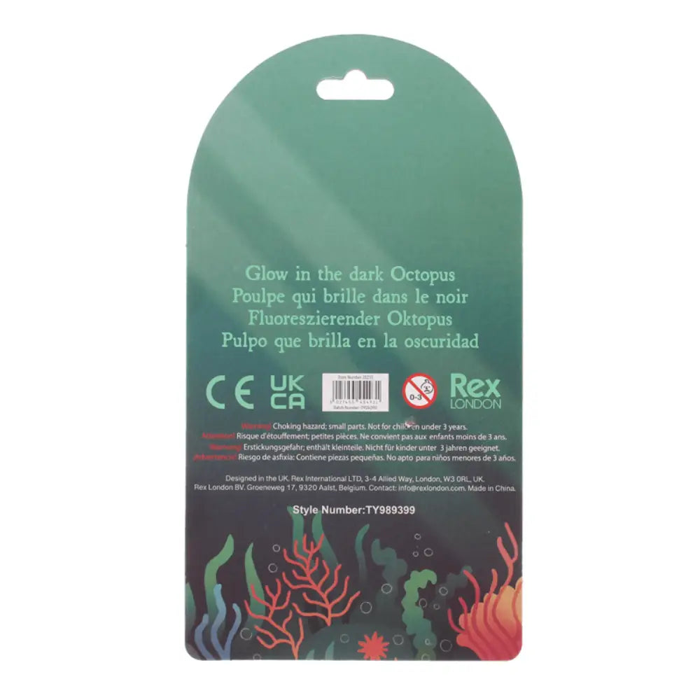Glow in the Dark Squishy Toy -Octopus