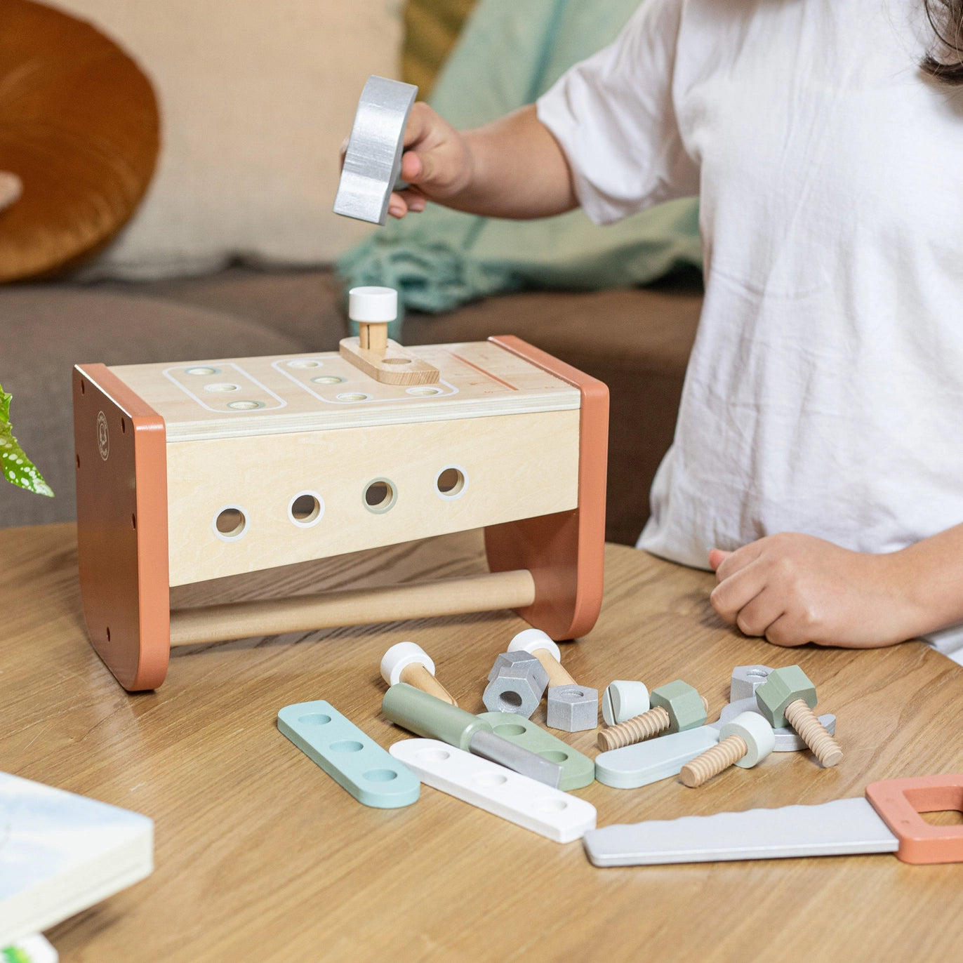 Wooden Tool Box - Workbench (2 in 1)