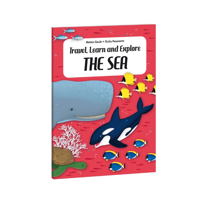 Sassi Travel, Learn and Explore - Puzzle and Book Set - the Sea, 205 Pcs