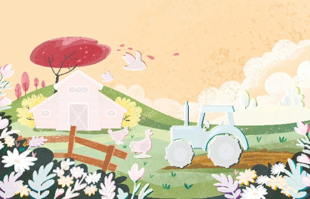 Sassi Free the Colours Reusable Paint Brush Book - the Farm (Board Book)