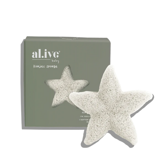 Baby Konjac Sponge - White by Al.ive Body