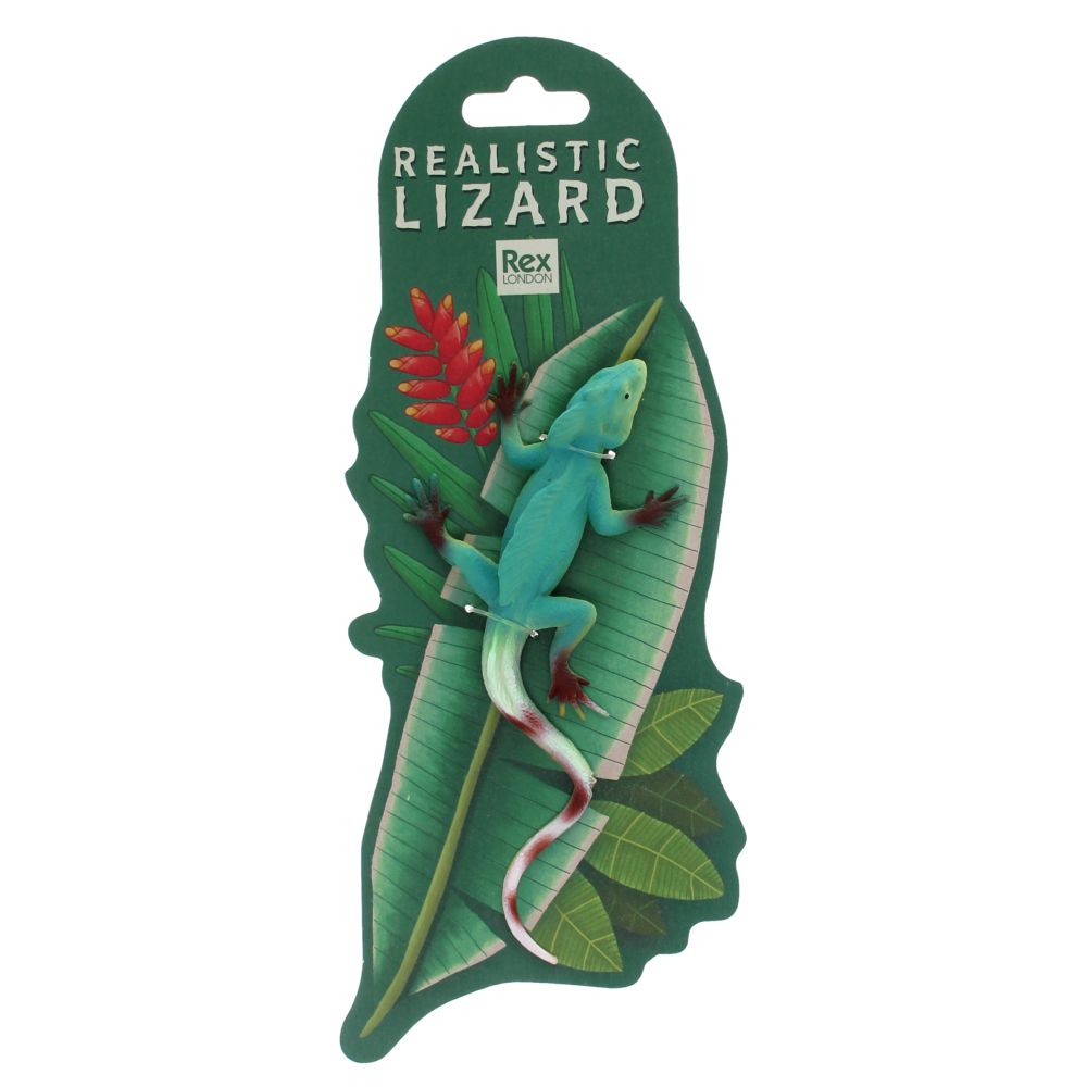 Rex London Realistic Toy - Double Crown Lizard