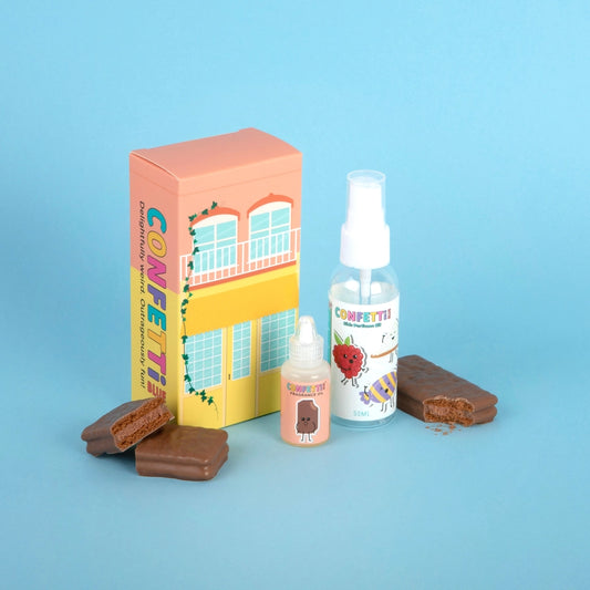 Chocolate Biscuit Mini Perfume Making Kit by Confetti Blue