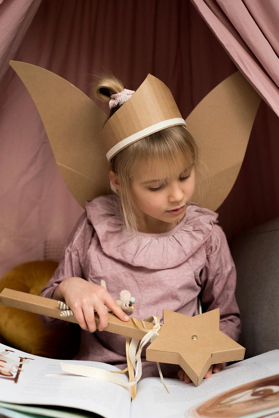 Cardboard DiIY Costume - Fairy