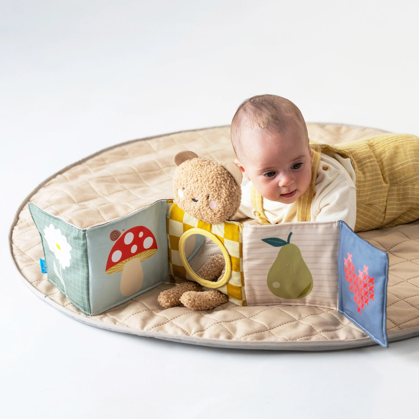 Snuggle Bear Fabric Book