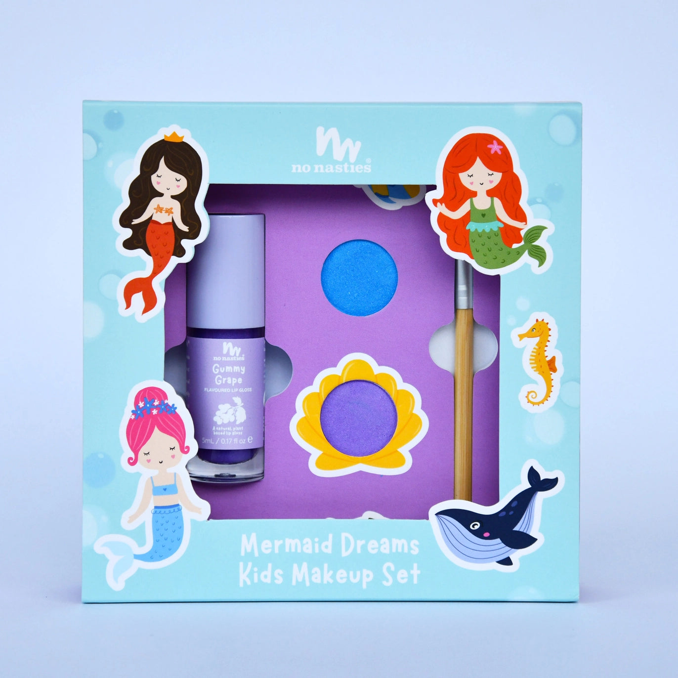 Mermaid Dreams Natural Kids Makeup Gift Set by No Nasties