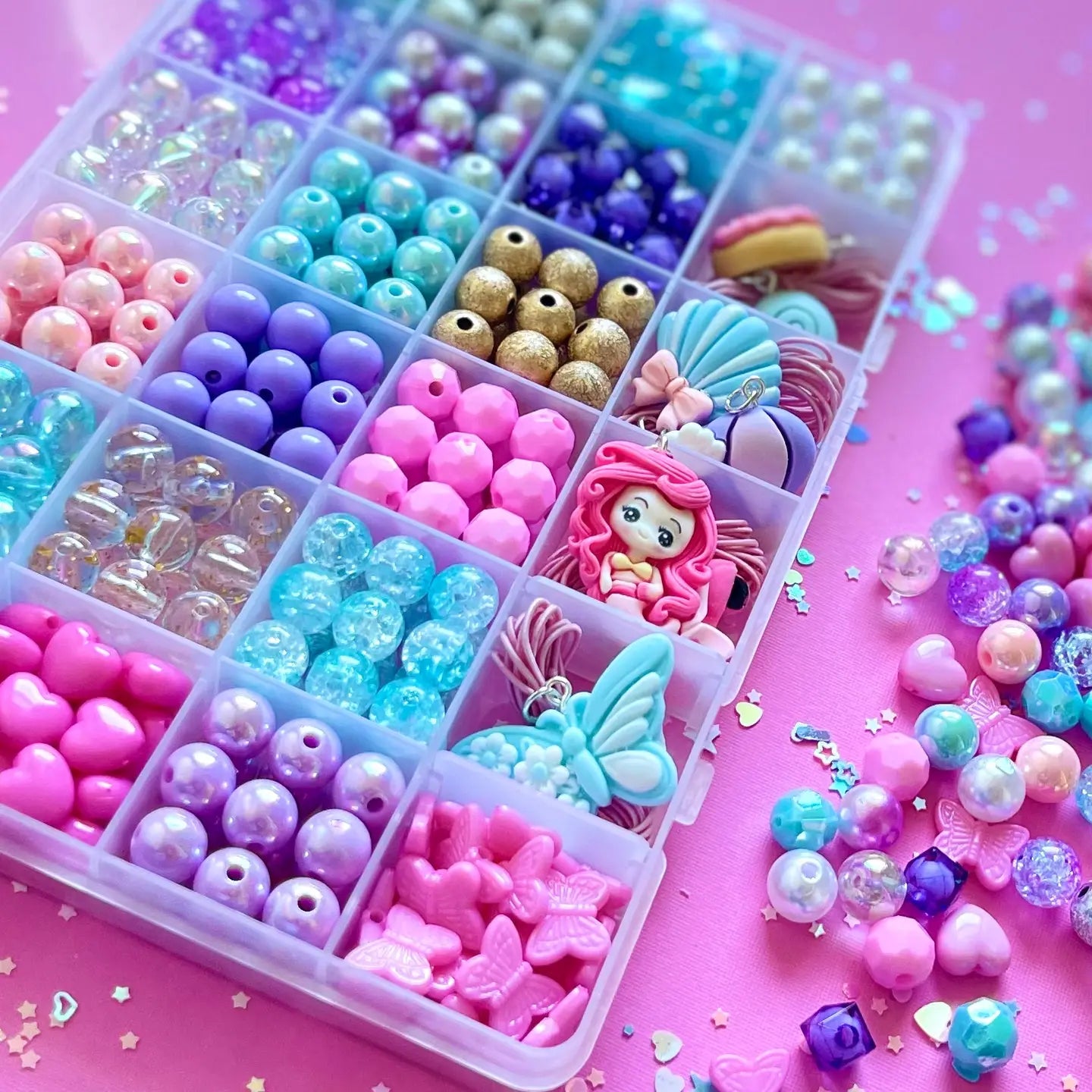 Jewellery Making Kit (Large) - Cotton Candy by Sweet As Sugar Jewellery