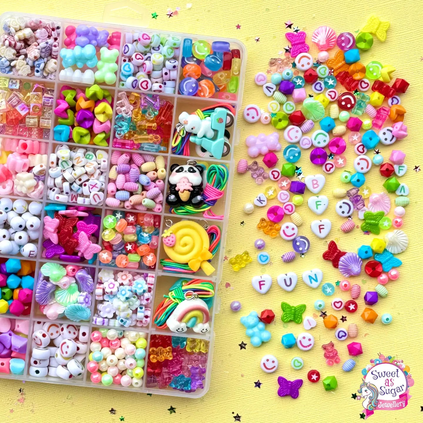 Jewellery Making Kit (Large) -  Shapes & Colours by Sweet As Sugar Jewellery
