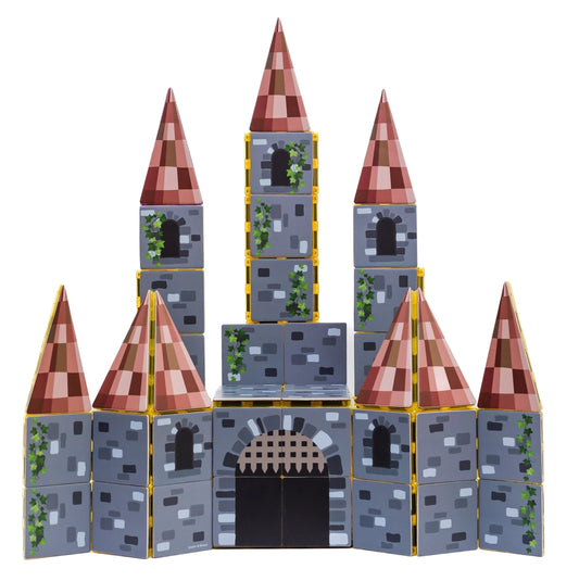 Magnetic Tile Topper - Castle Pack (40 Pieces)