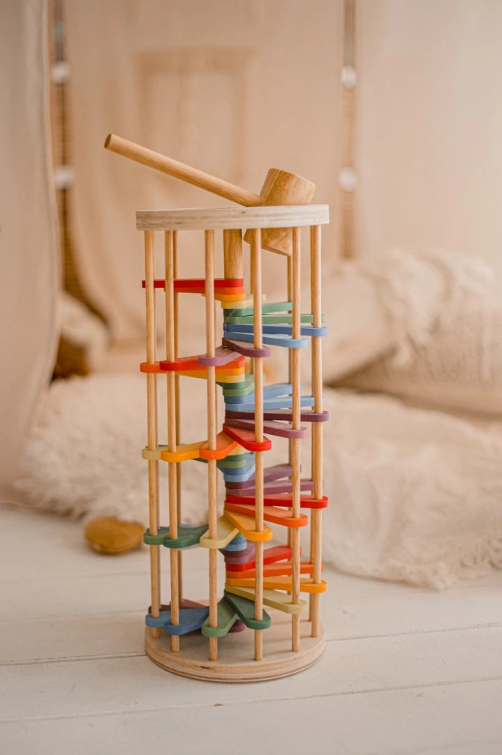 Wooden Pound A Ball Tower