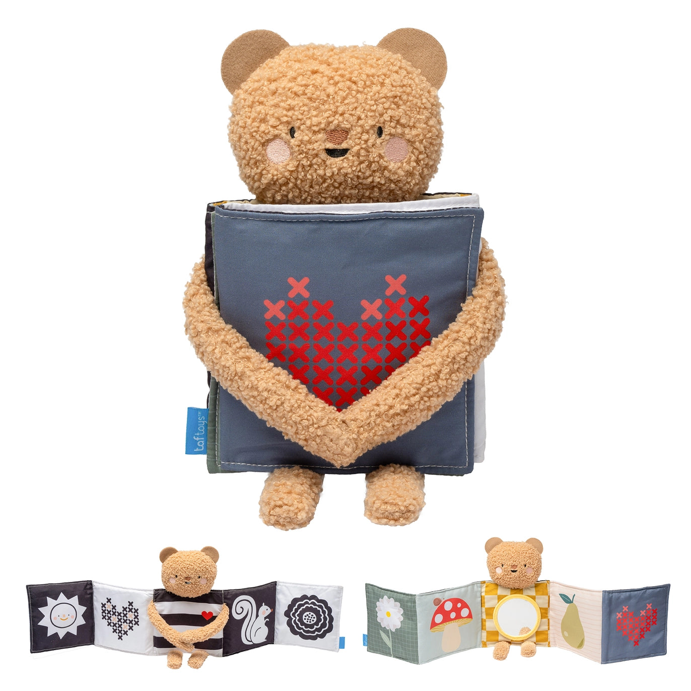 Snuggle Bear Fabric Book