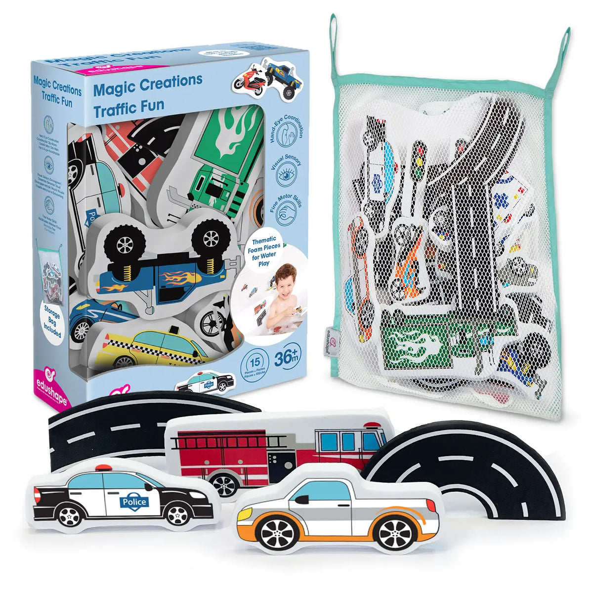 Tub Fun - Traffic Fun - Bath Toy