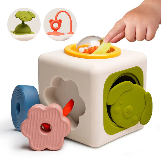 Peek & Play Silicone Cube