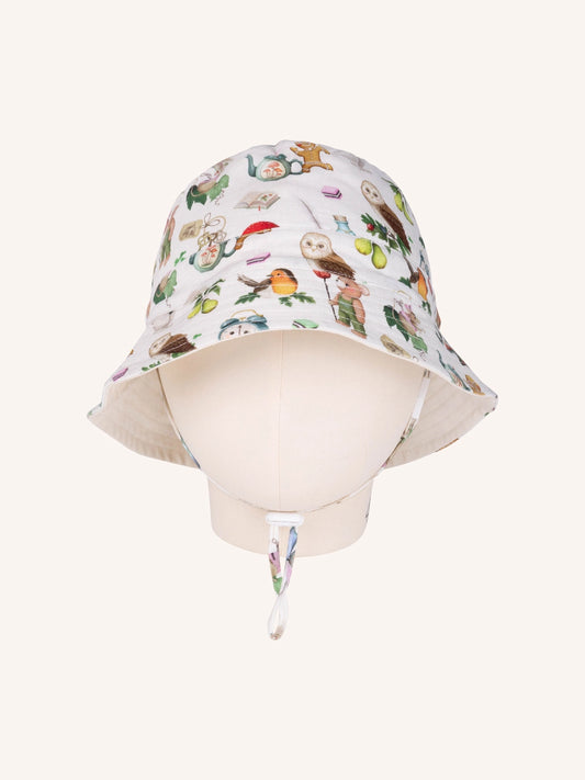 SALE Magic Faraway Tree Faraway Friends Sunny Bucket Hat - Latte by Fleur Harris