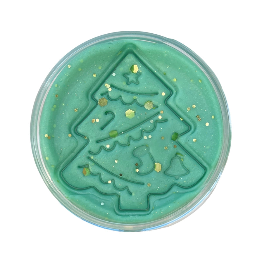 Christmas Tree Playdough by Wild Dough Co.