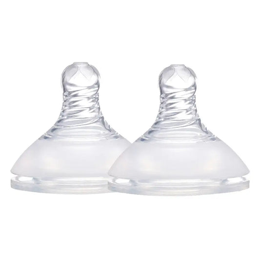 Lion & Lady Anti Colic Teat Twin Pack - Fast Flow 6+ Months