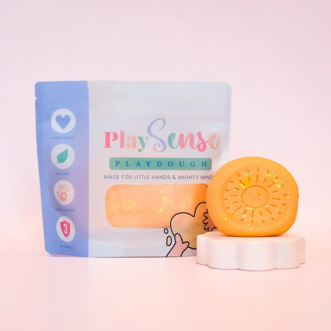 Play Sense Dough - Glitter Peach - Fruit Salad Scented
