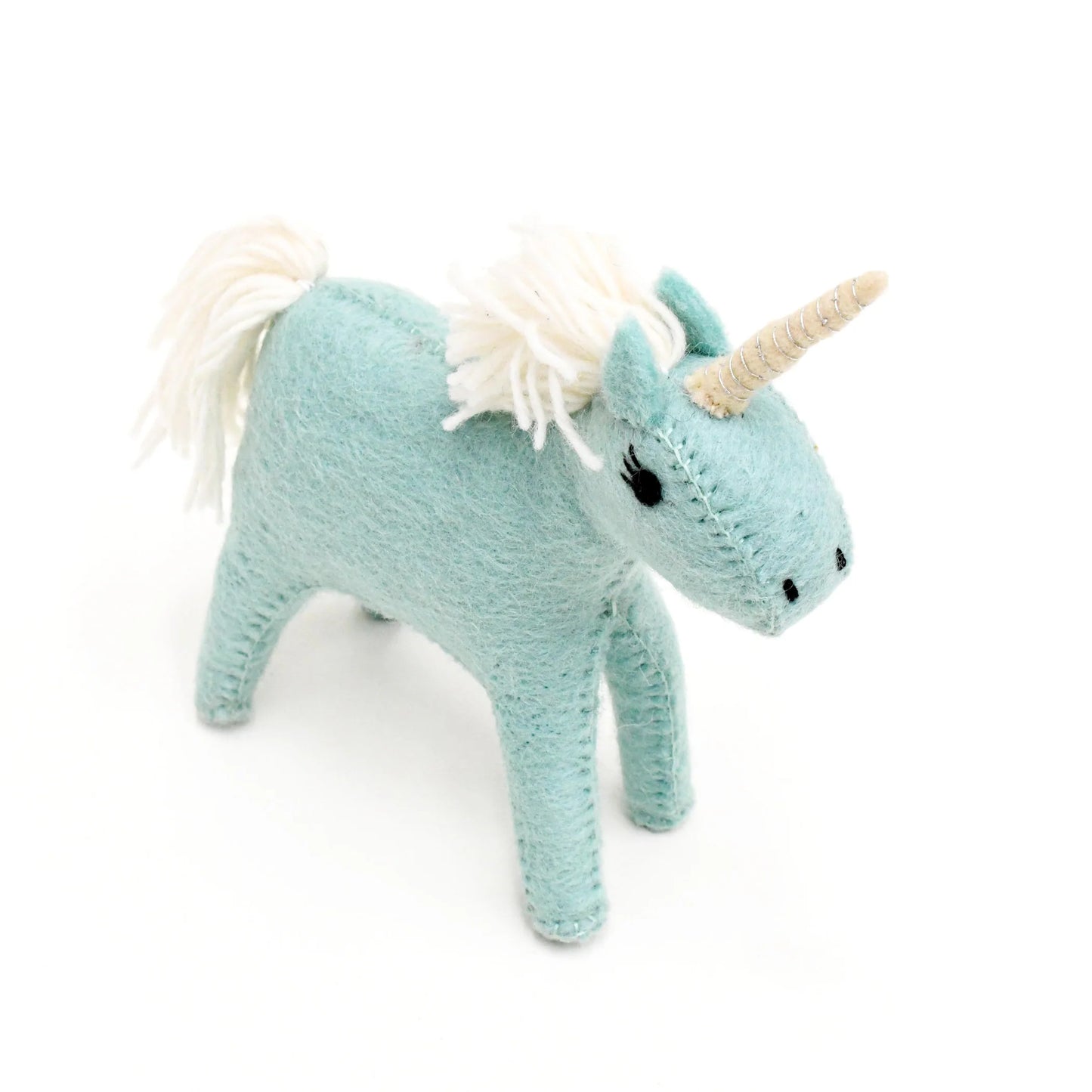 Felt Blue Unicorn by Tara's Treasures
