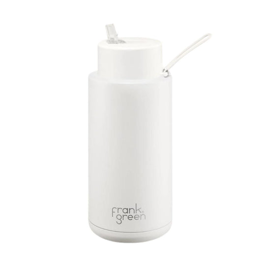 Frank Green Ceramic Reusable Bottle - 34oz / 1,000ml - Cloud