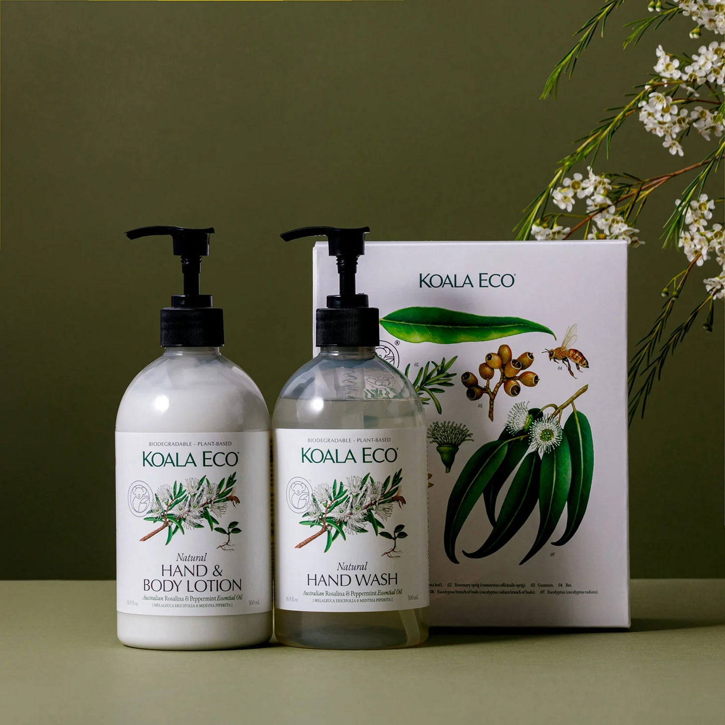 Koala Eco Gift Pack Hand Care Rosalina & Peppermint 2pk