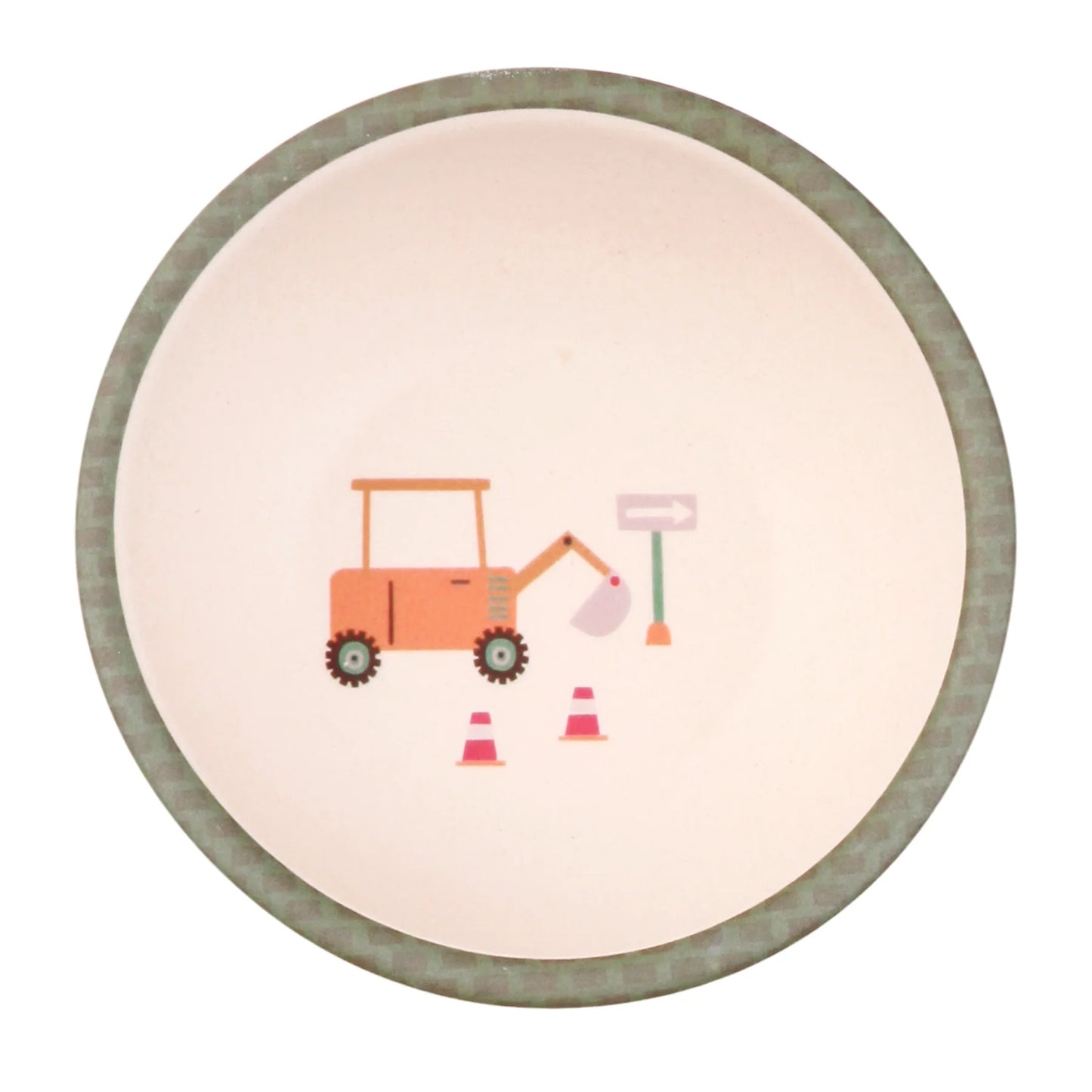 Love Mae Divided Plate Set - Trucks and Diggers