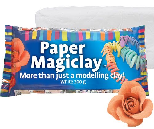 Paper Magiclay 200g White – Flat Pack