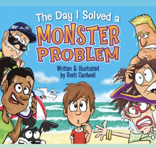 The Day I Solved a Monster Problem Hard Cover Book by Brett Cardwell