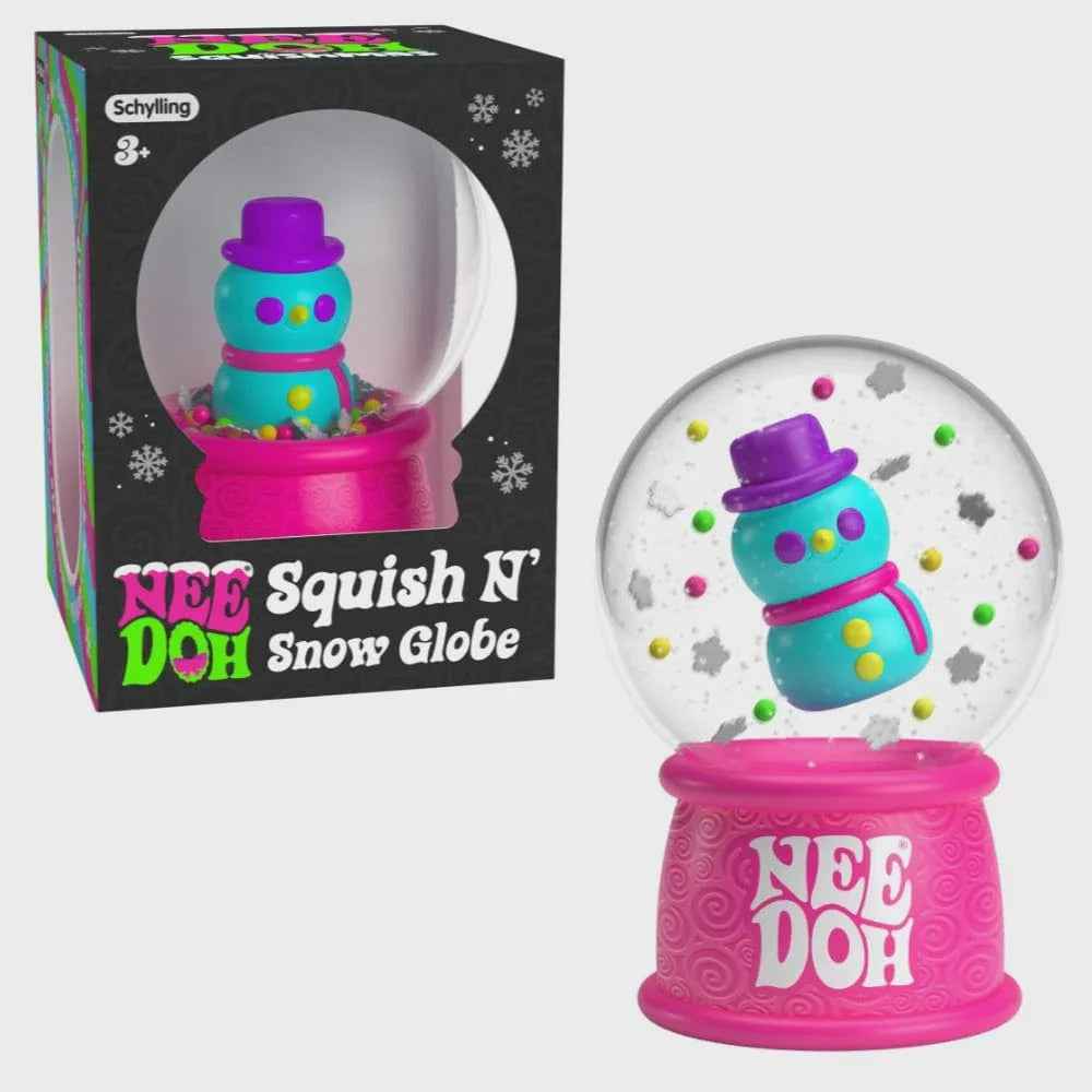 Schylling - Squish n Flow Snow Globe Nee Doh (Christmas)