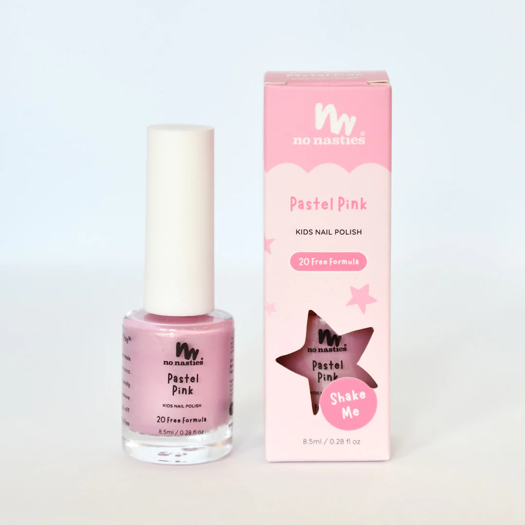 Pastel Pink Water-Based Kids Nail Polish by No Nasties