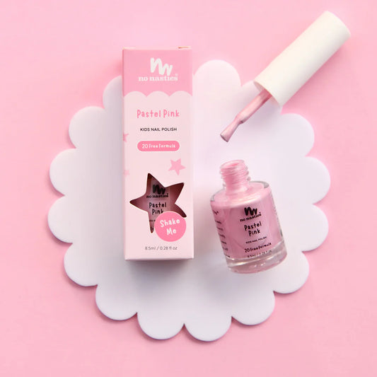 Pastel Pink Water-Based Kids Nail Polish by No Nasties