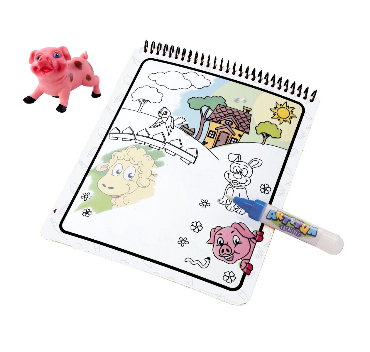Water Pen Book - Farm
