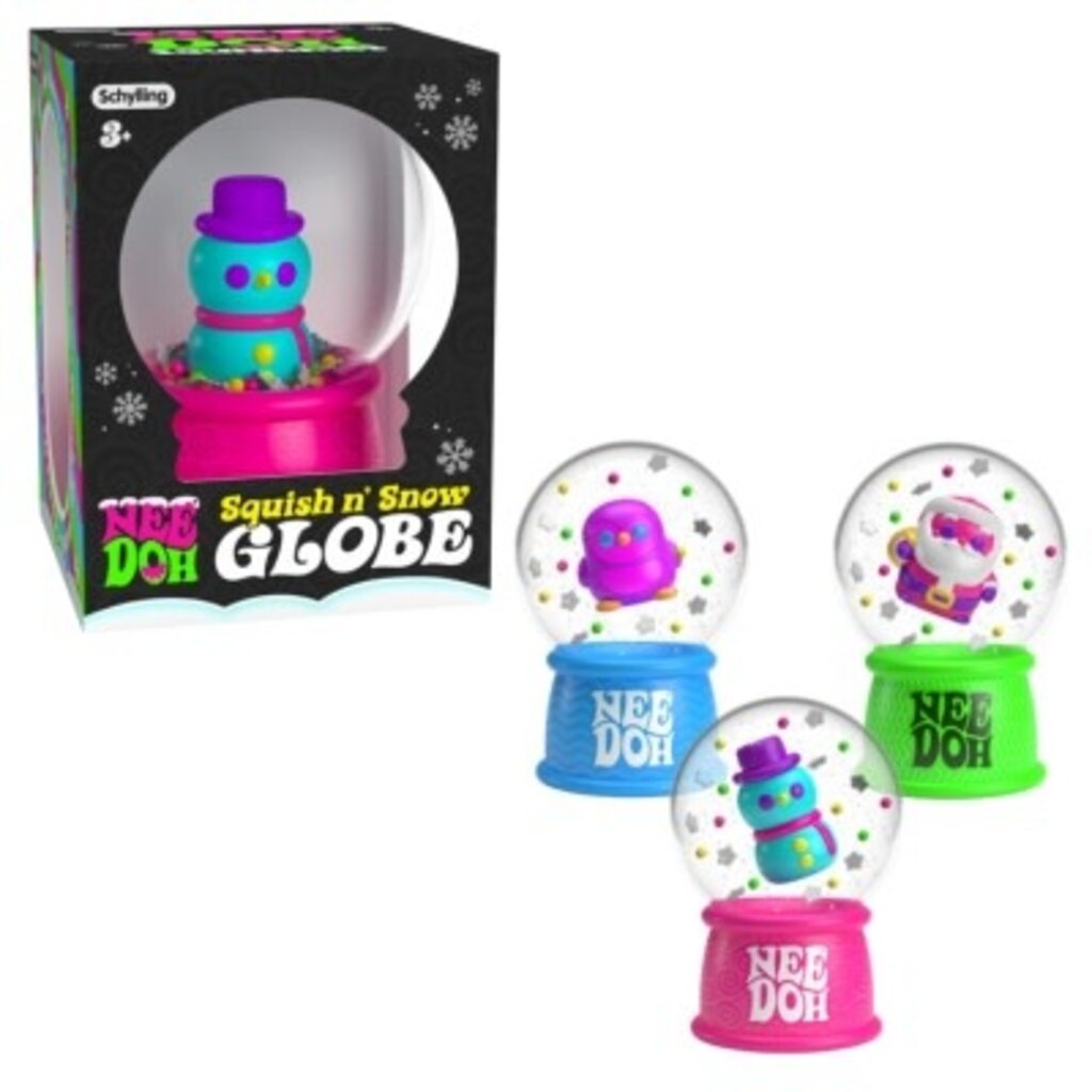 Schylling - Squish n Flow Snow Globe Nee Doh (Christmas)