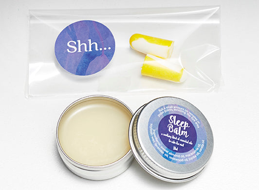 Sleep Gift Pack – Protea Eyepillow, Sleep Balm and Earplugs by Wheatbag Love