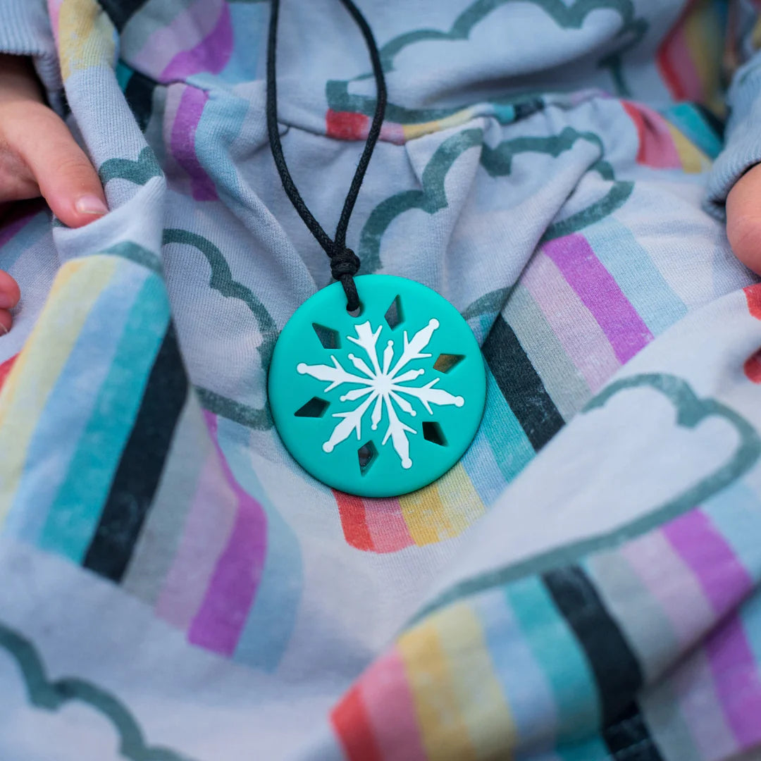 Snowflake Chew Pendant