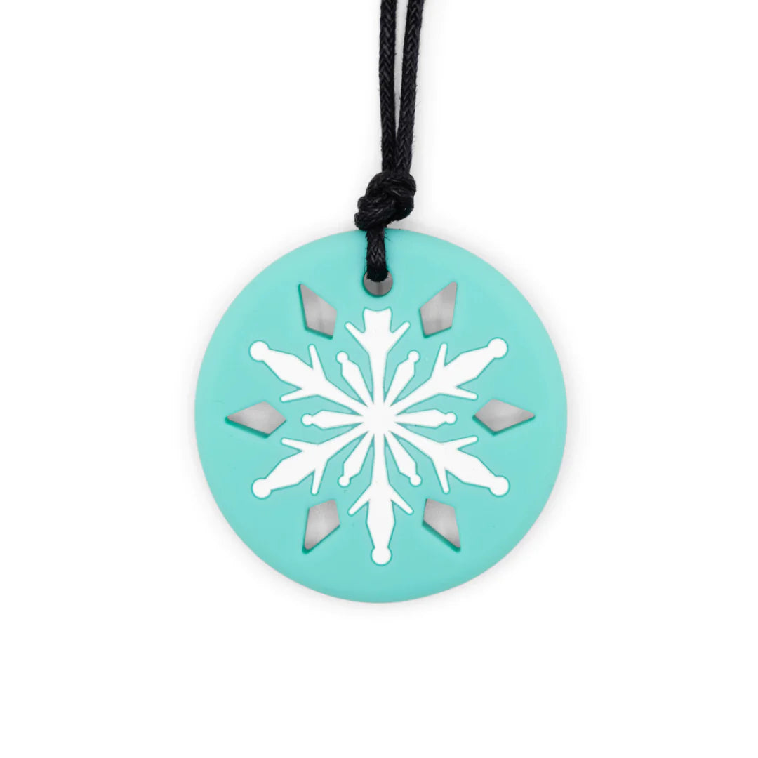 Snowflake Chew Pendant