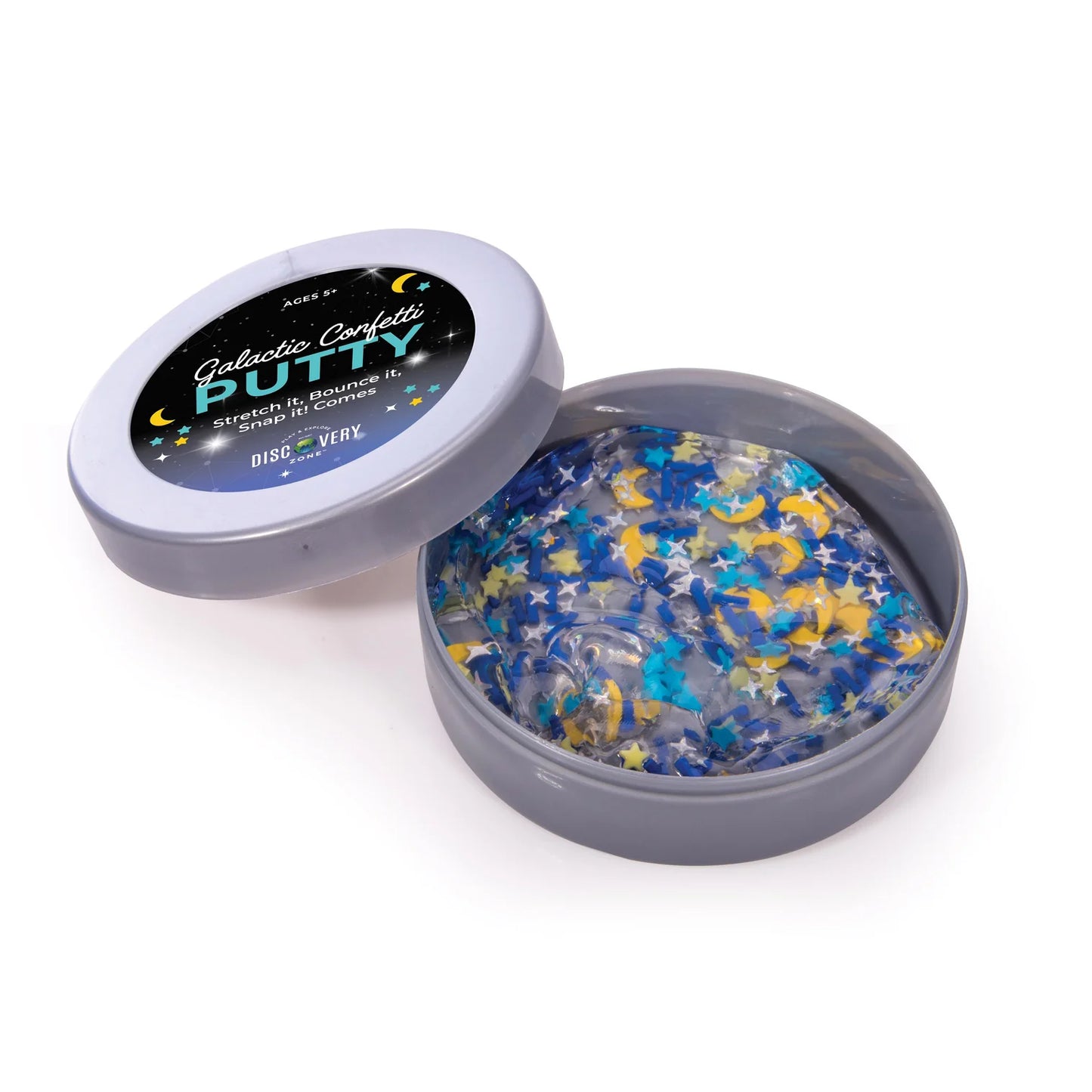 Galactic Confetti Putty Transparent