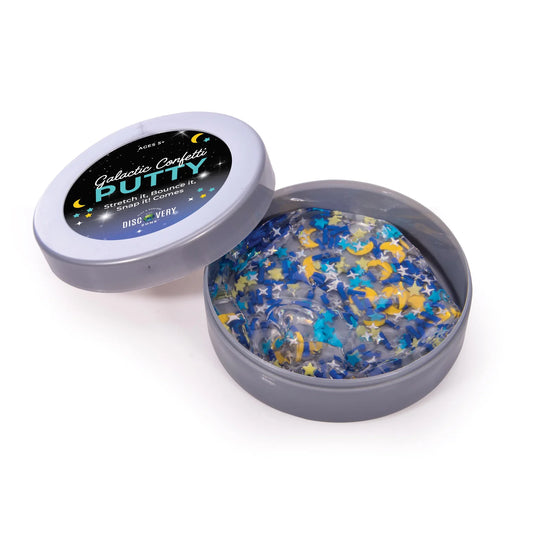 Galactic Confetti Putty Transparent