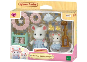 Sylvanian Families - Bath Time Bubble Siblings