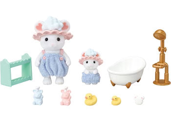 Sylvanian Families - Bath Time Bubble Siblings