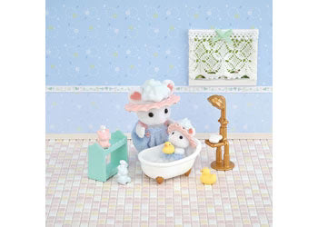 Sylvanian Families - Bath Time Bubble Siblings
