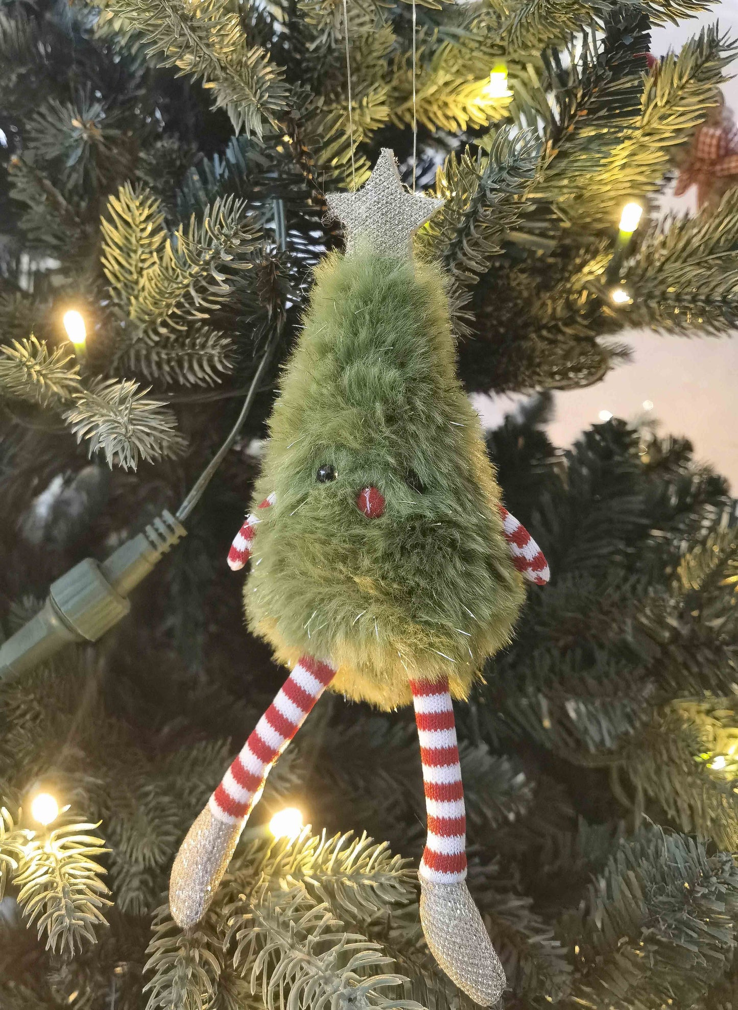 Fluffy Christmas Tree Hanging Decoration