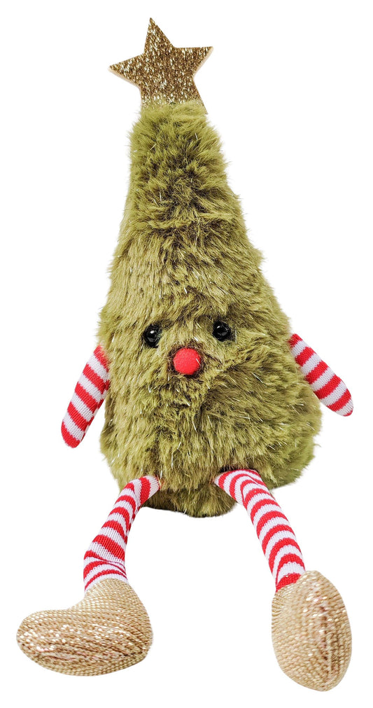 Fluffy Christmas Tree Sitting Decoration