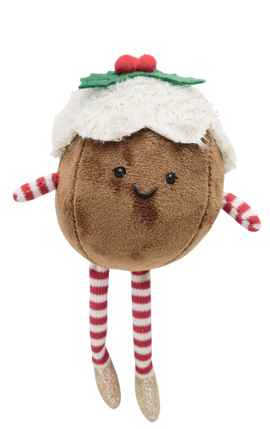 Fluffy Pudding Hanging Christmas Decoration
