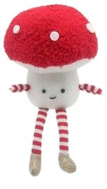 Fluffy Toadstool Hanging Decoration