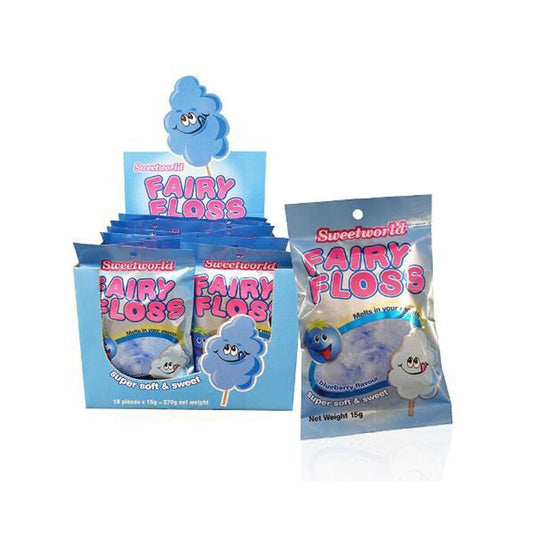 Fairy Floss - Blueberry 15g by Lottie's Lollies