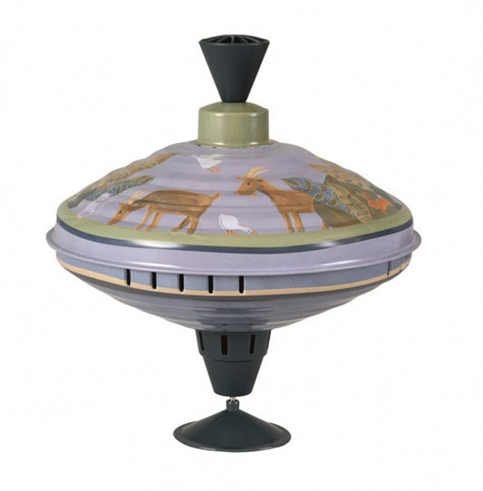 Large Metal Spinning Top - Countryside