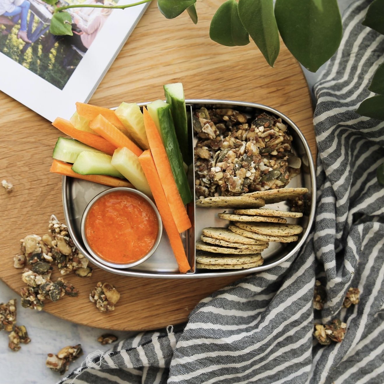 Ever Eco Bento Snack Box - Two Compartments