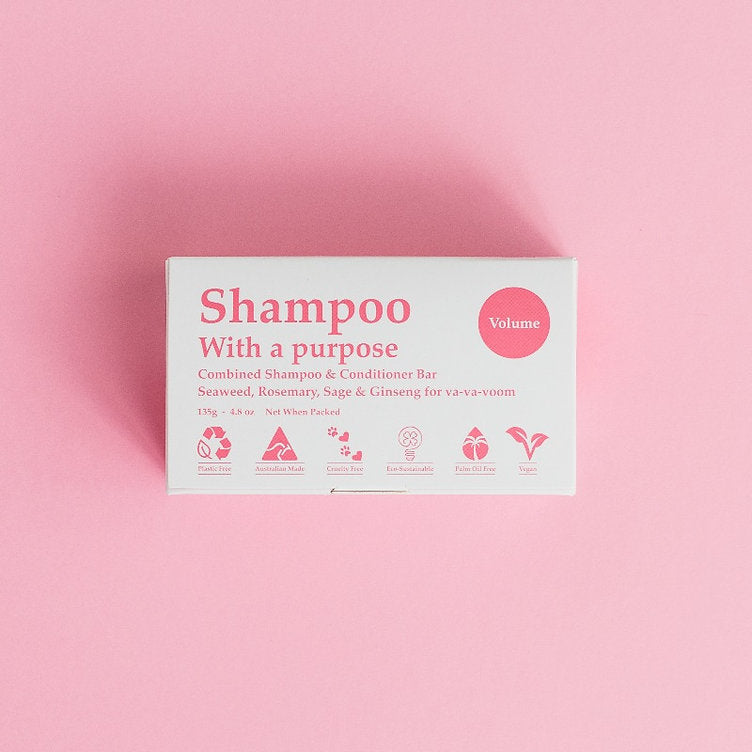 Shampoo With A Purpose Volume Shampoo/Conditioner Bar