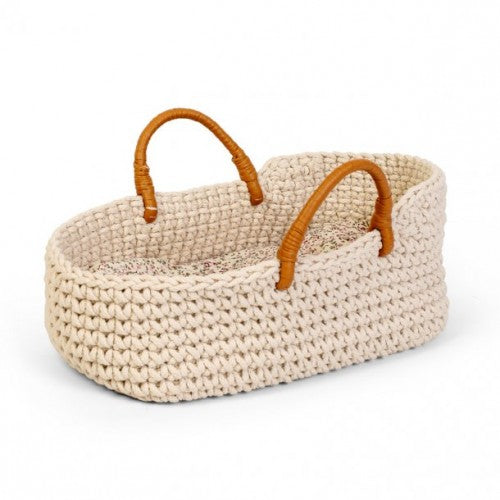 SALE Astrup Doll Knitted Basket and Bedding Set, 35-40 cm