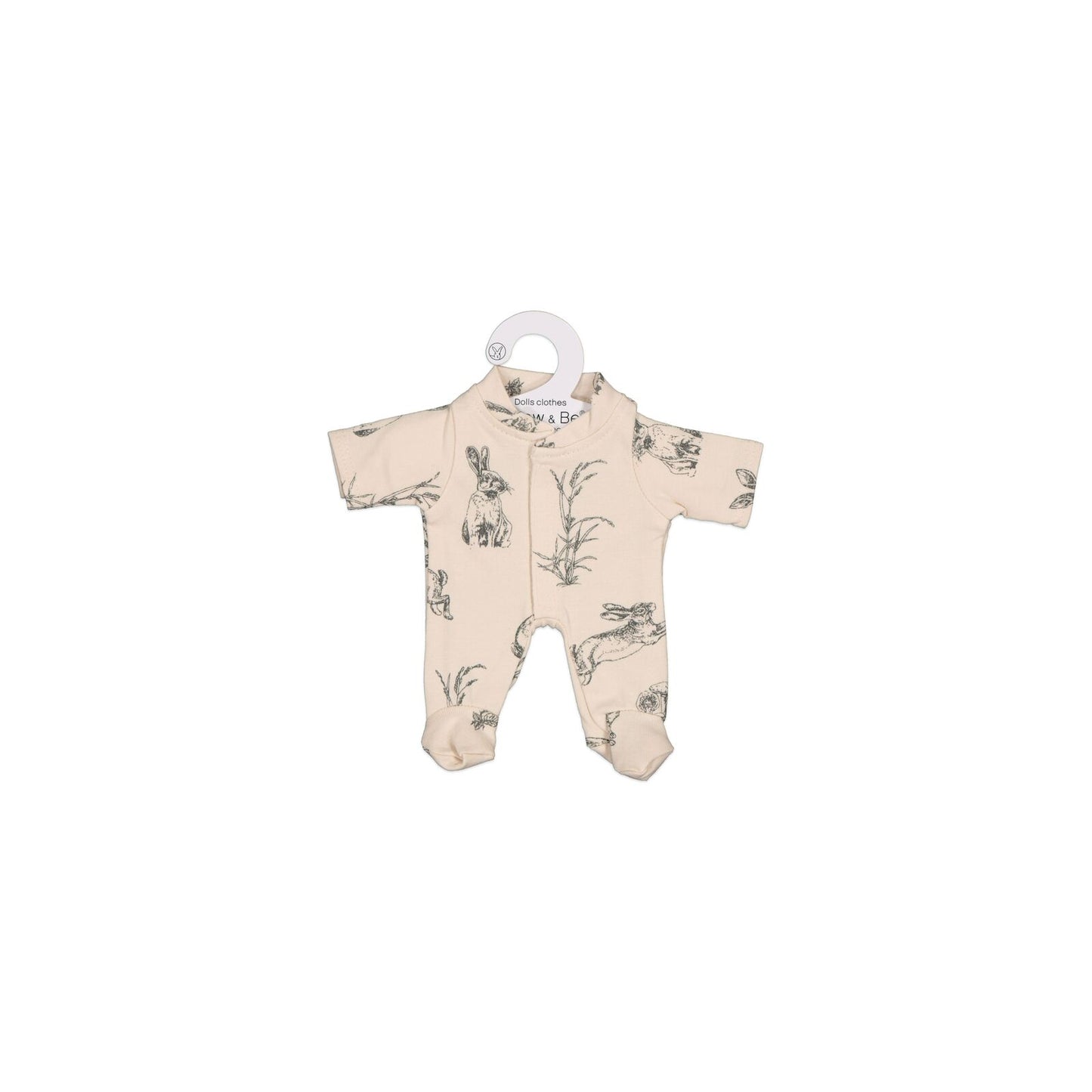 Organic Cotton Romper to Fit 21cm Doll